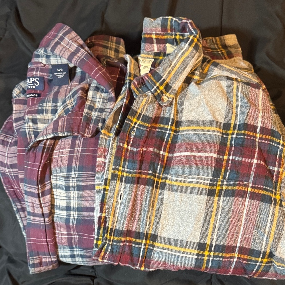 Chaos and Redhead Multicolor Plaid Shirts